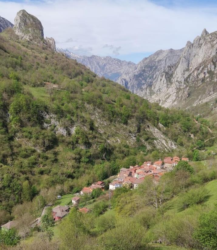 La Casina De Tielve De Cabrales Dentro Del Parque Nacional Picos De Europa Exterior foto